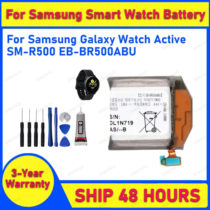 Batterie 2026 pour montre intelligente Samsung Galaxy Gear S2/S3/S4 Active 2 fit2 /fit 2 pro Batter