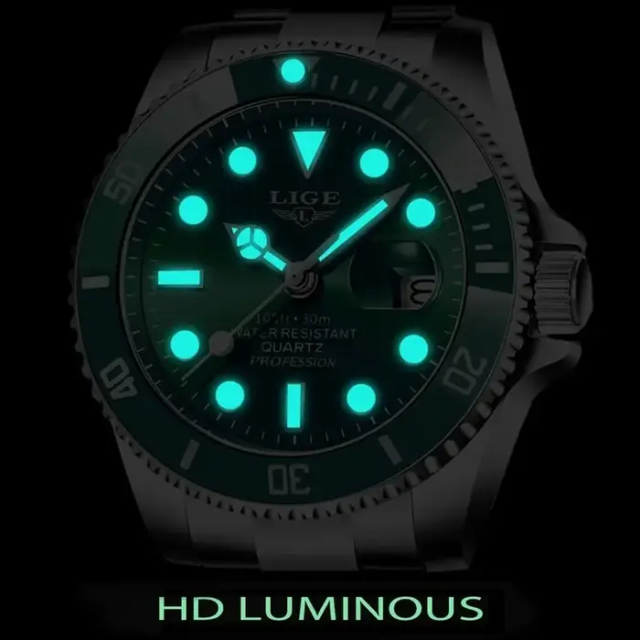 Montre de plongée étanche pour homme