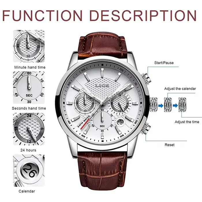 Montre LIGE 2026 pour Homme