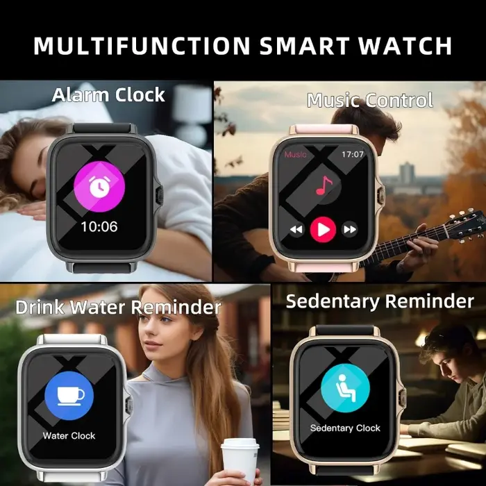 Montre intelligente, appel/cadran sans fil