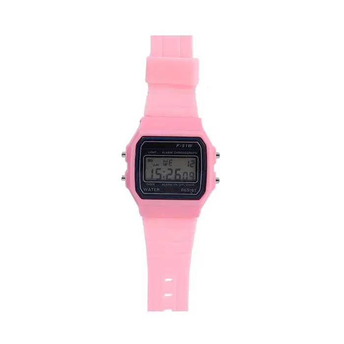 F91W montres numériques pour hommes femmes LED montre-bracelet électronique étanche sport montre mil