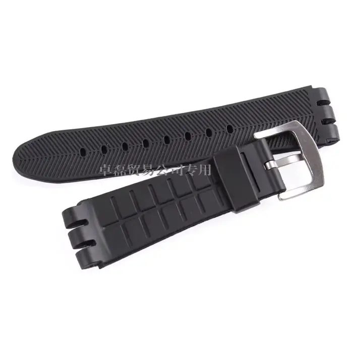 Bracelet en caoutchouc de Silicone 23mm pour montre Swatch YOS440 449 401G 447 448 IRONY