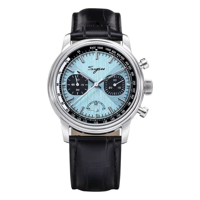 Sugess-Montre-bracelet pilote pour homme