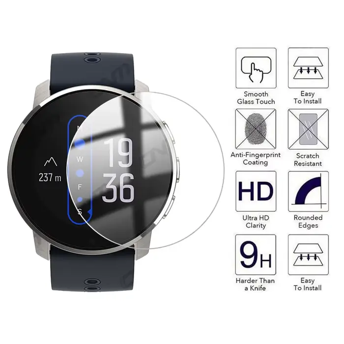 Protecteur d'écran 2.5D pour SUUNTO 9 Peak Pro