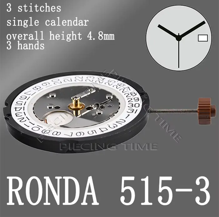 Ronda 515 mouvement Quartz