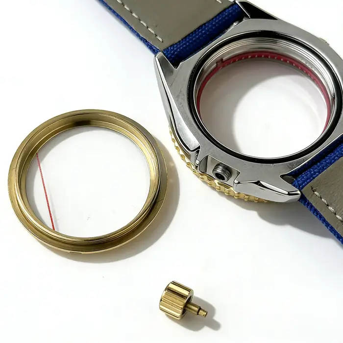 Boîtier de montre en Nylon et cuir