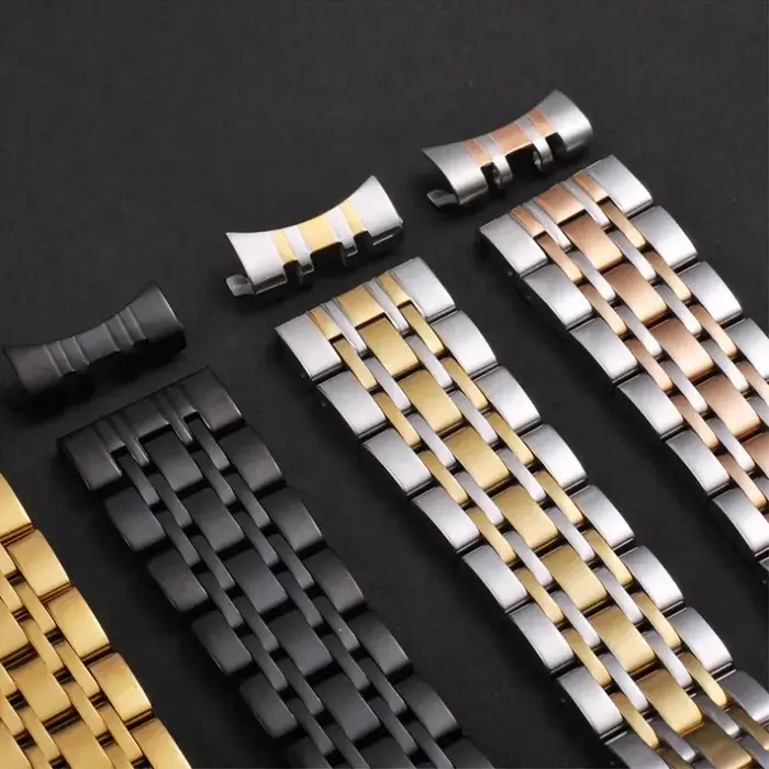 Bracelet de montre en acier inoxydable massif