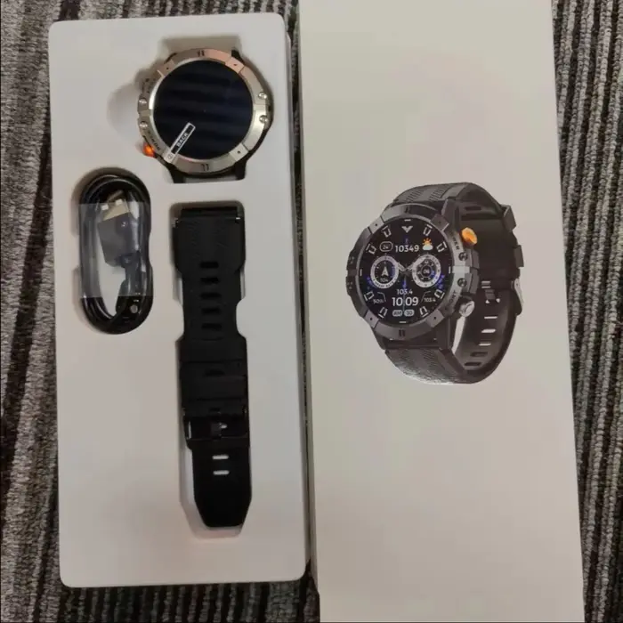 Montre connectée robuste pour l'extérieur - Suivi de santé avec synchronisation sans fil
