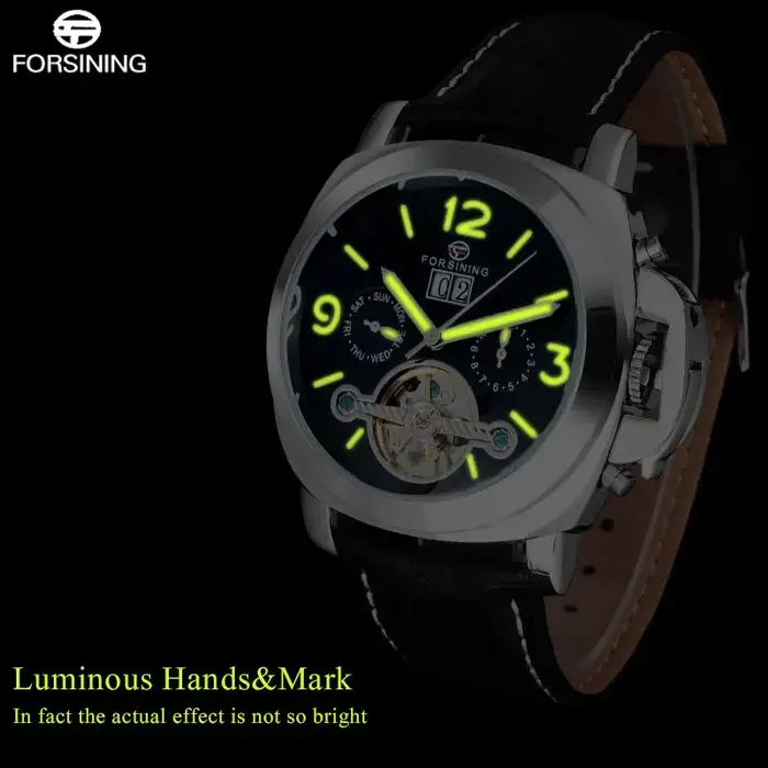Forsining-Montre mécanique automatique pour homme