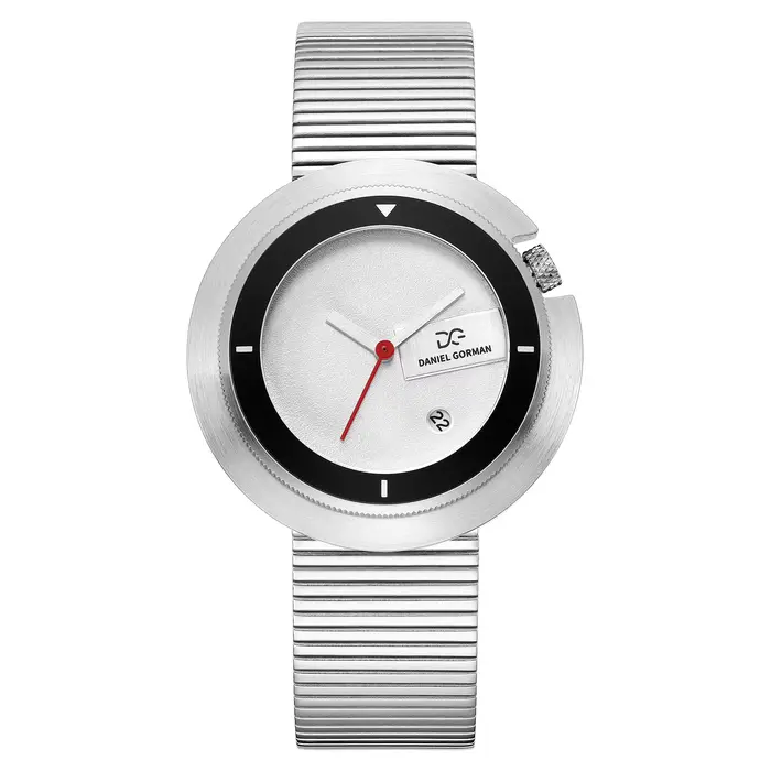 Montre à quartz japonaise DANIEL GORMAN VX32E pour homme, cadran ultra-fin de 10 mm, saphir lumineux