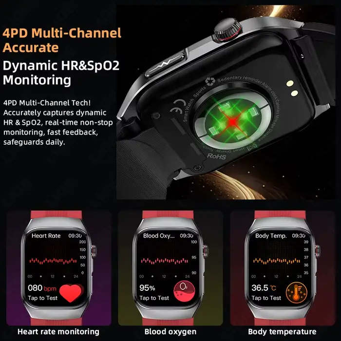 Montres intelligentes LIGE avec pompe à air