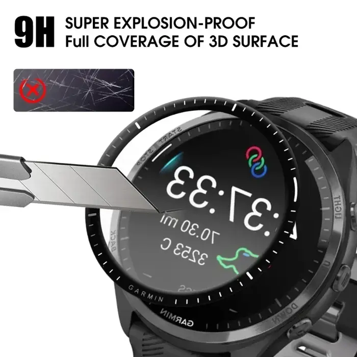 Protecteur d'écran anti-rayures pour Garmin Forerunner 965