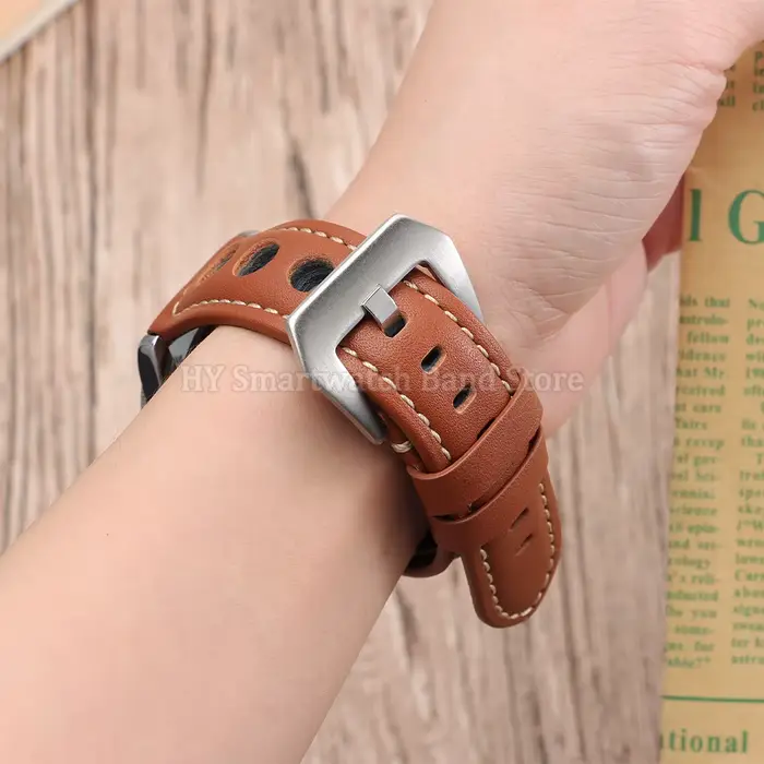 Bracelet de montre en cuir Vintage pour Panerai