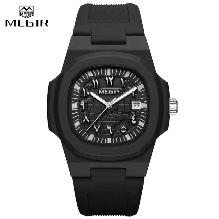 MEGIR montre pour hommes étanche marque de luxe calendrier homme montre-bracelet Quartz mode Simple