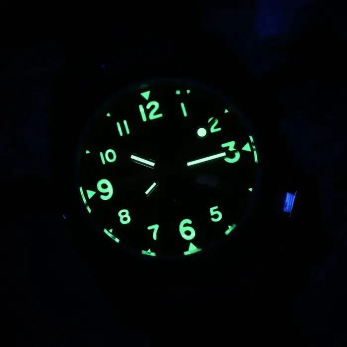BODERRY – montre automatique pour hommes, 40MM, Bronze, mécanique, militaire, étanche 10ATM, saphir C3 lumineux NH35