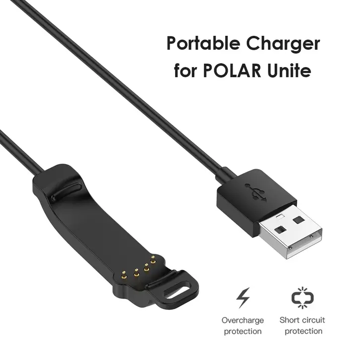 Chargeur de montre intelligente pour POLAR Unite, câble de charge, bracelets, alimentation USB, lign