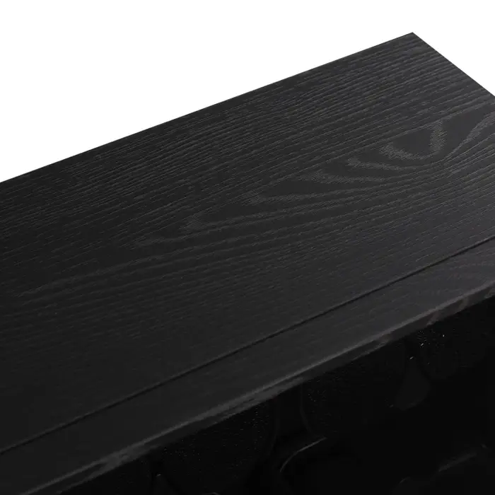 Embers Watch Winder 2 4 8 Boîte de rangement pour montres en bois noir avec moteur silencieux et rétroéclairage
