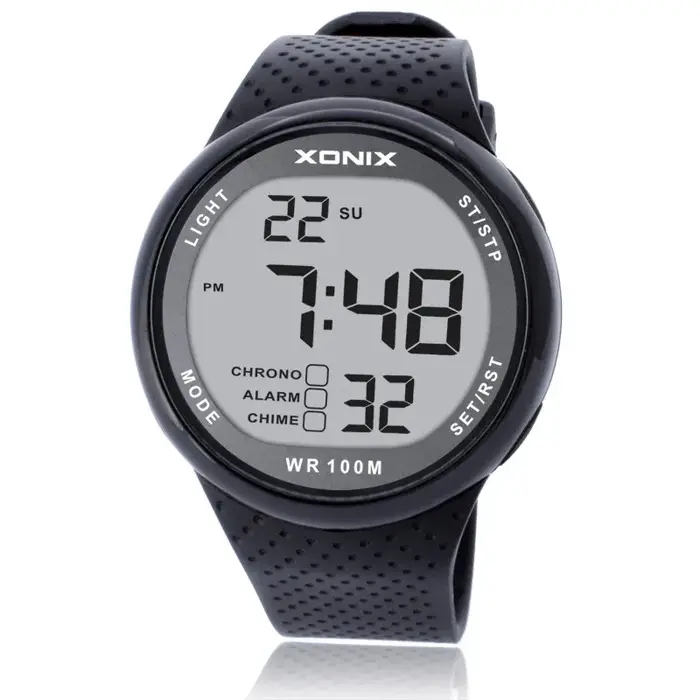 XONIX classiques montre de sport Relogio Masculino numérique plongée natation étanche 100m Reloj Hombre montre-bracelet submersible GJ