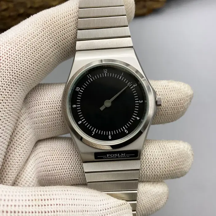 Montres vintage à mouvement lent pour homme, marque de luxe, haute qualité, style vintage, montre rare à quartz, design unique, montre-bracelet tendance pour homme.