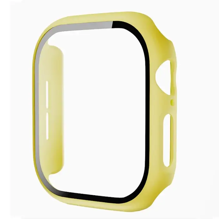 Verre trempé + étui pour Apple Watch 38-40mm 41mm 42mm 44mm 45mm 46mm