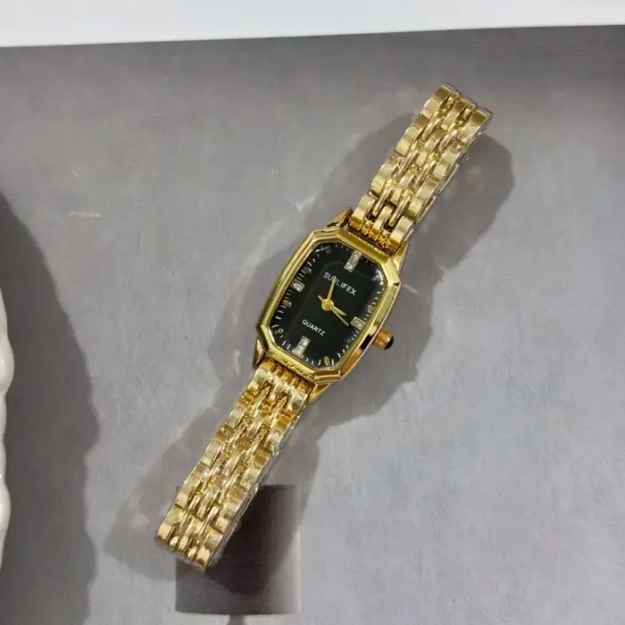 Vente chaude mode femmes minimaliste carré montre à Quartz marque de luxe en acier inoxydable montres horloge cadeau livraison directe Relojes