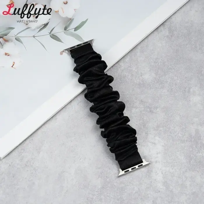Bracelet femme pour Apple Watch 1-11 Ultra SE 3 2 1 élastique Scrunchie Bracelets pour Iwatch 38-49mm accessoires de montre