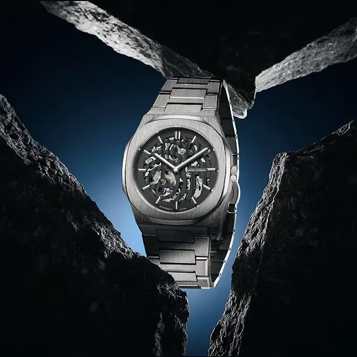 DANIEL GORMAN luxe automatique hommes mécanique squelette sport étanche lumineux montre-bracelet haut de gamme verre saphir