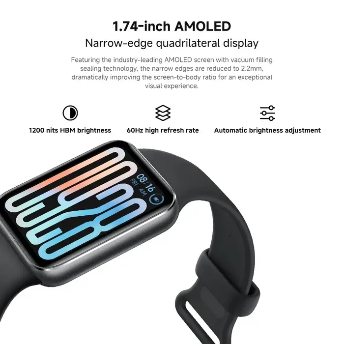 Xiaomi-Bracelet intelligent 9 Pro, version globale, affichage en effet 1.74, GNSS intégré, autonomie