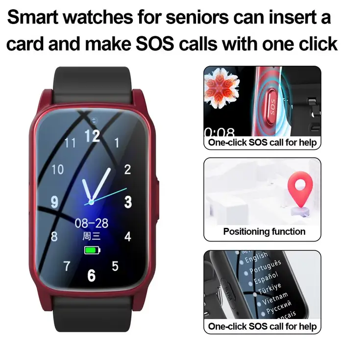 Montre intelligente de détection de chutes pour personnes âgées