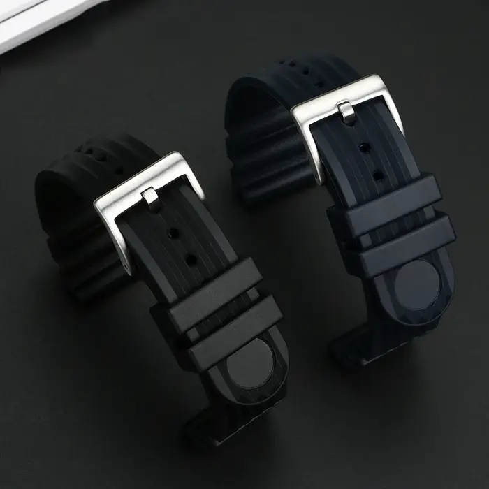 Bracelet de montre en caoutchouc de haute qualité pour Seiko ancêtre mm série PROSPEX SKX007 Water Ghost 20mm Abalone Small MM Silicone mâle 22mm