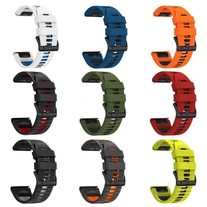 Bracelet de montre en Silicone 22 26MM