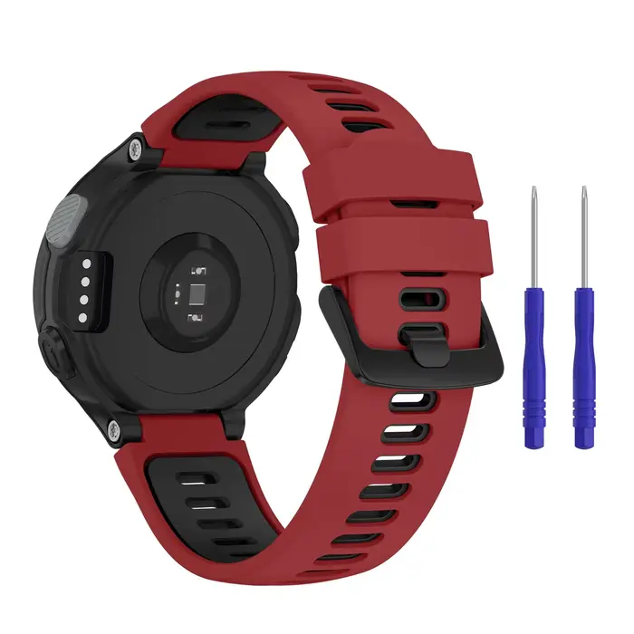Bracelet en Silicone Double couleur pour Garmin Forerunner 235 220 620 630 735 735XT, Bracelet de Sp