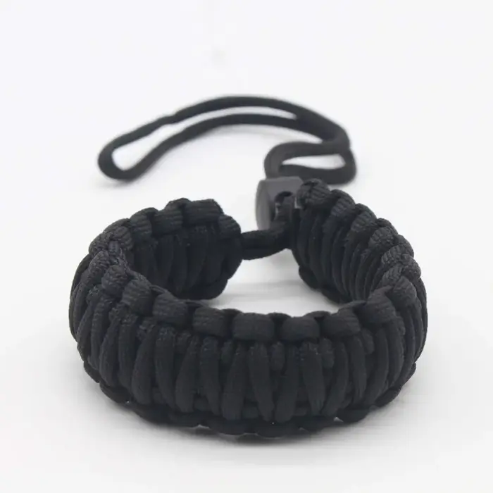 Bracelet tressé de parachute avec structure réglable