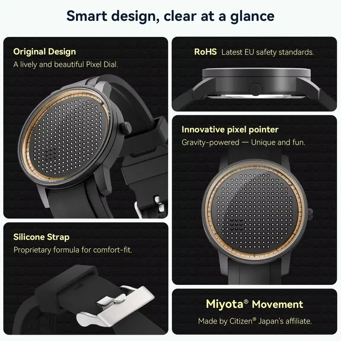 EUTOUR 2025 Nouvelle montre à quartz magnétique tendance décontractée
