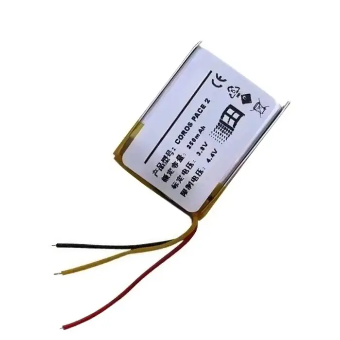 Nouvelle batterie de montre intelligente 3.8V 250mAh pour COROS PACE 2 Batteries de haute qualité