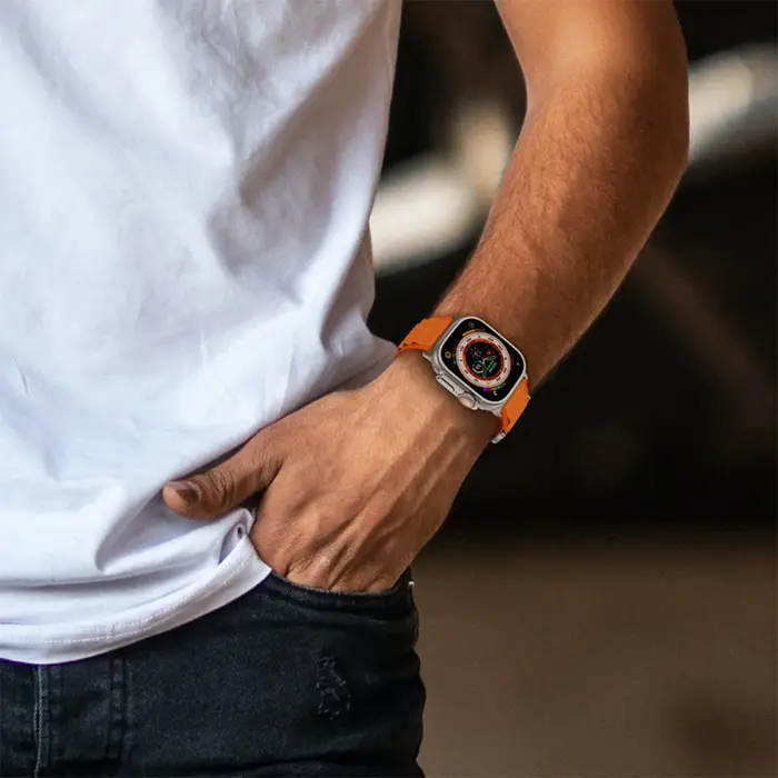 Bracelet de montre en nylon Alpine Loop avec crochet en G pour Apple Watch Series 11 10 9 8 7 6 5 SE Ultra, compatible avec les tailles 49-38 mm, respirant, pour hommes et femmes.