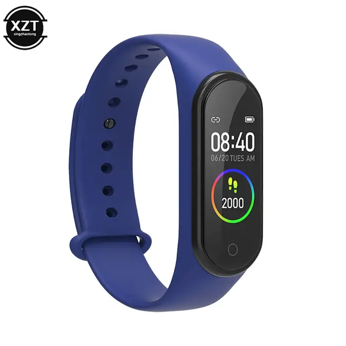 M4 montre numérique intelligente Bracelet IP65 étanche avec surveillance de la fréquence cardiaque en cours d'exécution compteur de calories santé Sport Tracker