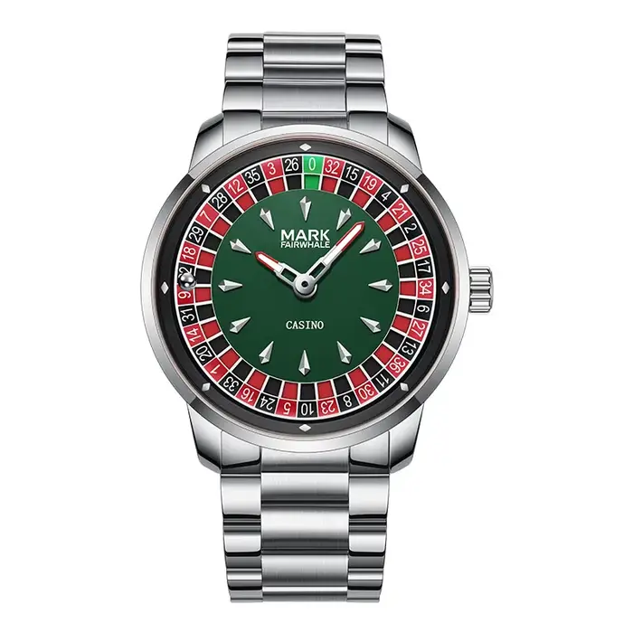 Mark Fairwhale 5031 nouveau 2025 montre pour hommes de marque supérieure Quartz chiffres arabes cadr
