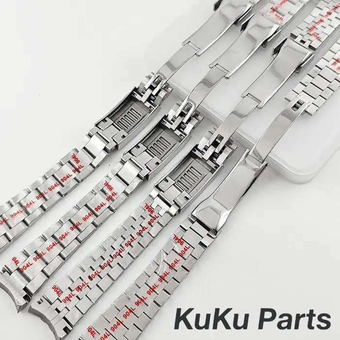 Bracelet présidentiel jubilé en argent de 20MM de largeur