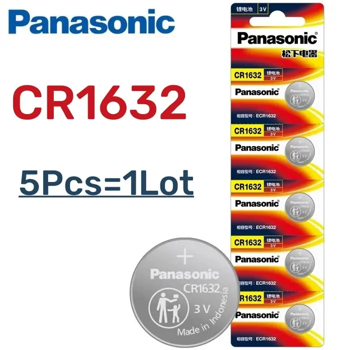 5-50pcs Original PANASONIC CR1632 CR 1632 3V batterie au Lithium pour montre calculatrice horloge té