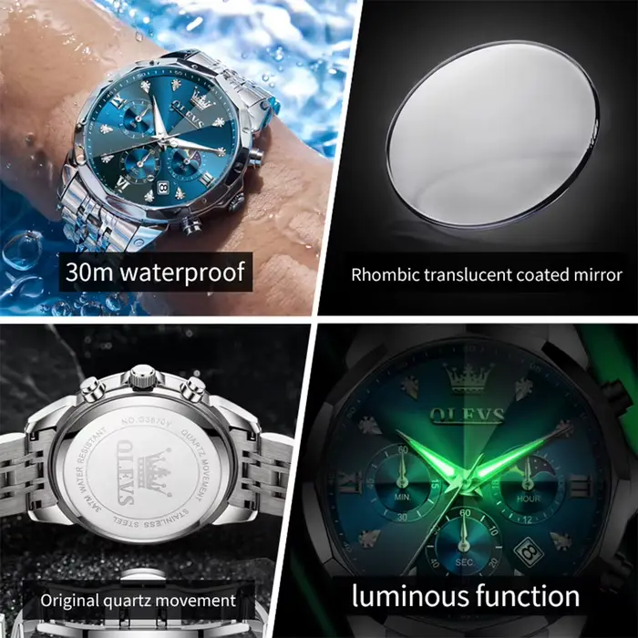 Montre-bracelet pour homme OLEVS 3670