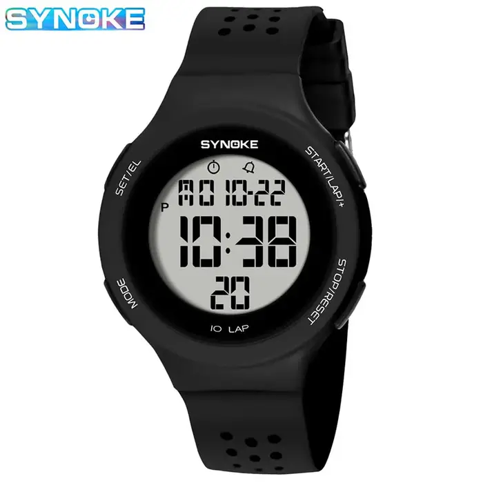 SYNOKE montres pour femmes mince luxe natation étanche montre de Sport numérique pour hommes LED horloge électronique multifonctionnel montre-bracelet de plongée