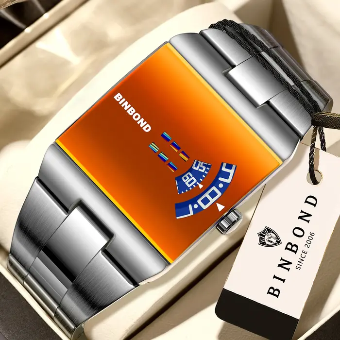 Montres à quartz originales et précises BINBOND pour hommes