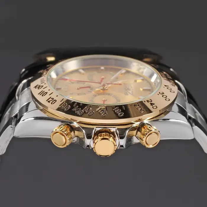 JARAGAR luxe multifonctionnel automatique homme montres en acier inoxydable Vintage mécanique étanche mâle poignet
