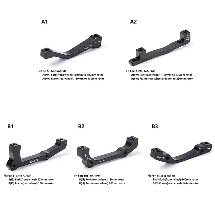 Adaptateur de montage de disque de frein VTT ultraléger, pour rotor de 140, 160, 180, 203mm