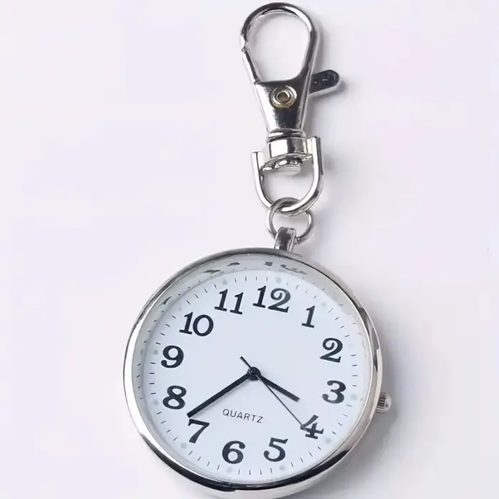 Nouvelle petite montre de poche à Quartz mignonne avec porte-clés montre d'infirmière à Quartz minim