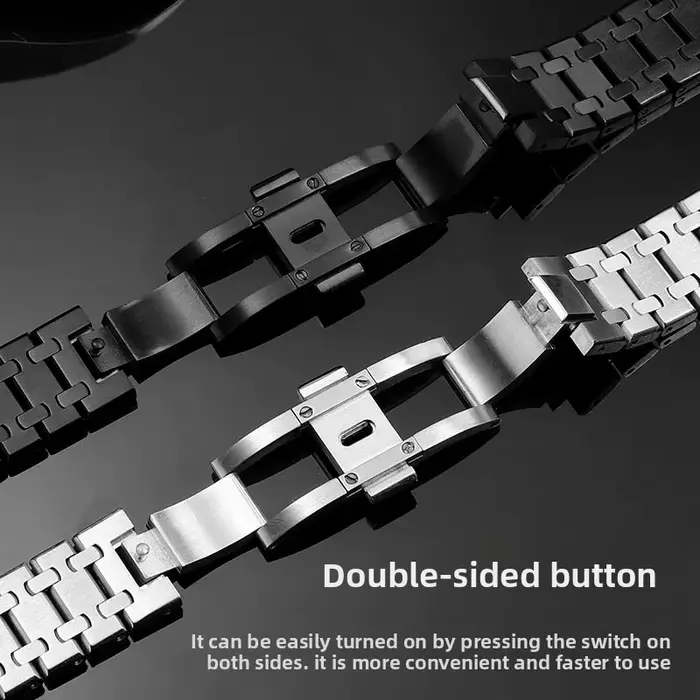 Bracelet en acier inoxydable de haute qualité pour Casio G-SHOCK GMW-B5000 GM-B2100