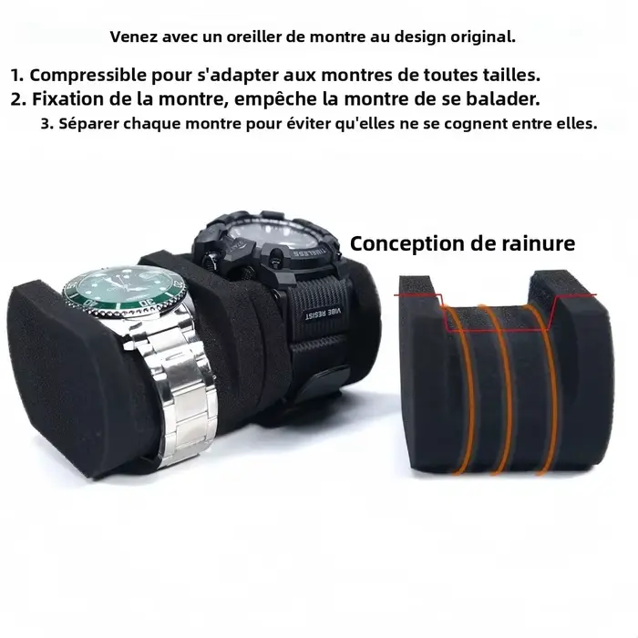 Boîte de rangement et présentoir pour montres