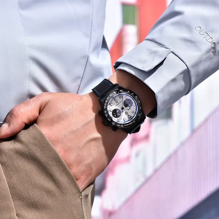 Montres Pagani Design Panda 2026, chronographe haut de gamme pour hommes d'affaires, miroir saphir, mouvement quartz VK64, montre sportive étanche pour hommes.