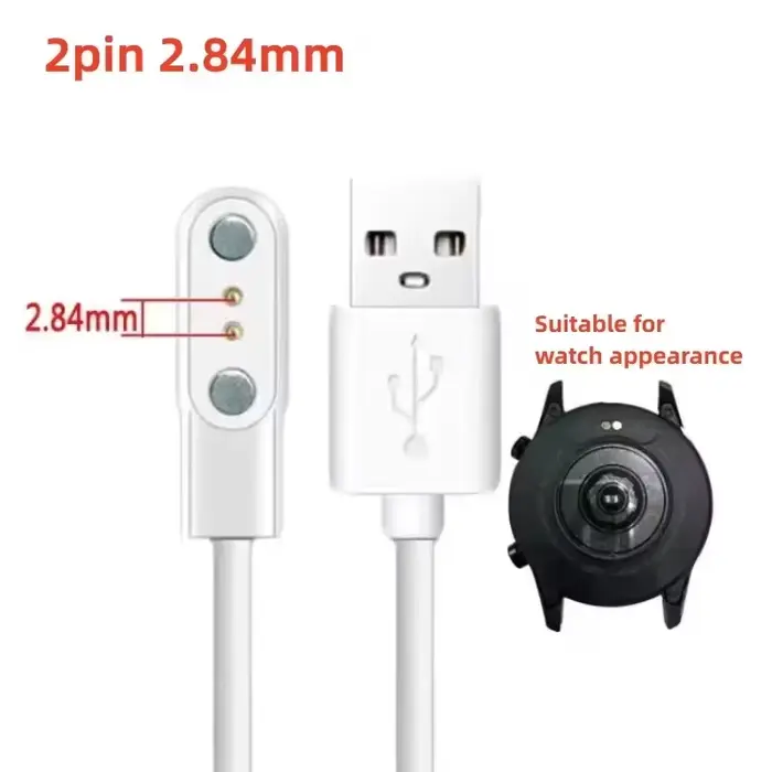 Adaptateur de chargeur pour montre connectée 2 ou 4 broches, câble de charge USB pour montre connect